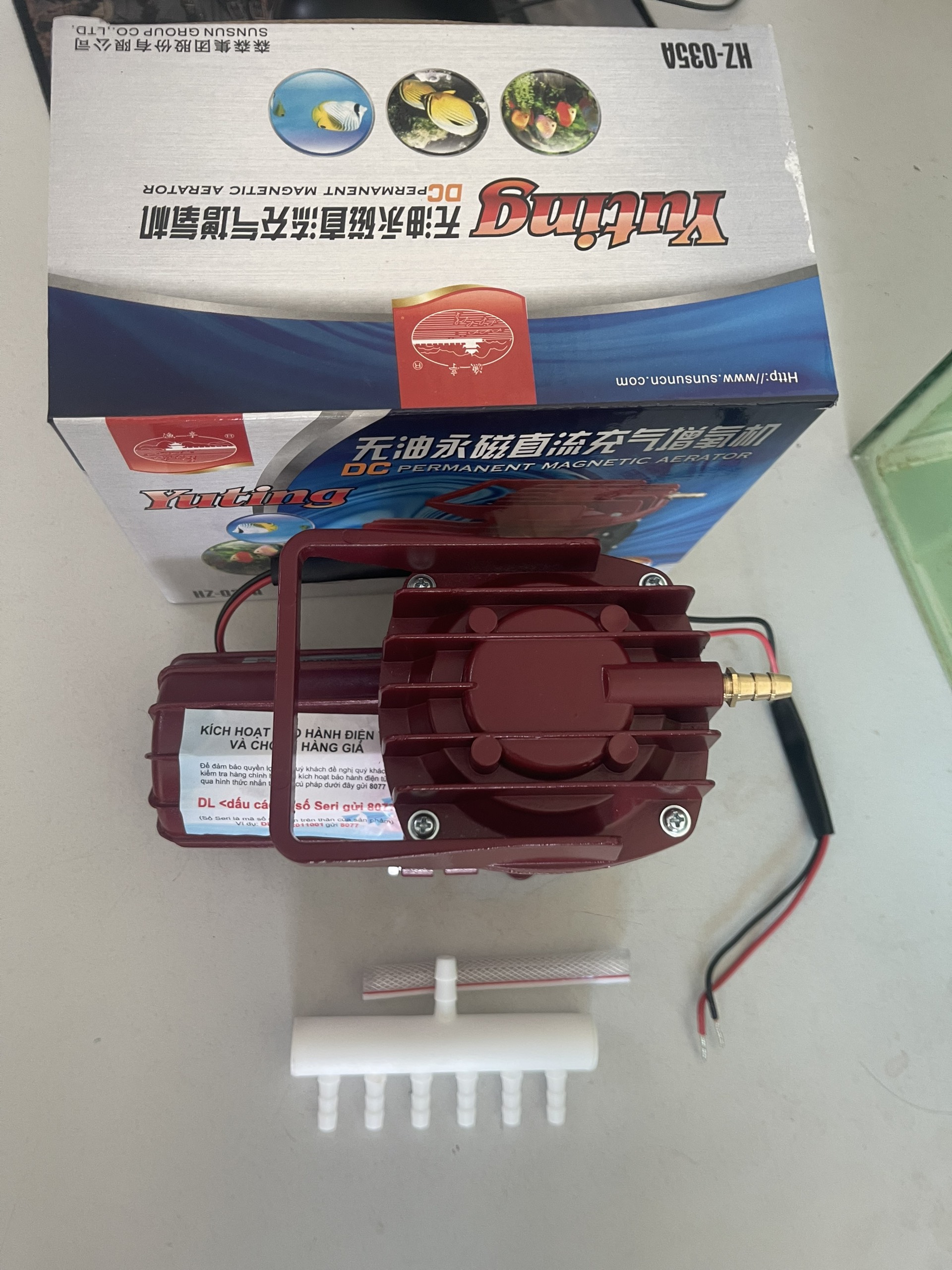 Máy sục khí oxy 12V HZ-060(60w)